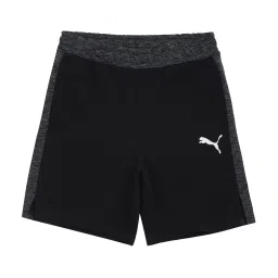 Puma Kids Evostripe Black Logo Print Shorts image 1