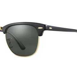 Ray-Ban 0RB3016 Bottle Green Polarized Icons Clubmaster Sunglasses - 49 mm image 4