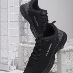 Jack & Jones Men's JFWA22 TONY Black Casual Sneakers image 1