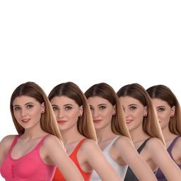 Samvar Multi Cotton Non-Wired Non Padded Minimizer Bra-picture-30