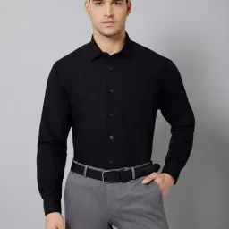 Cantabil Black Regular Fit Shirt-image-43