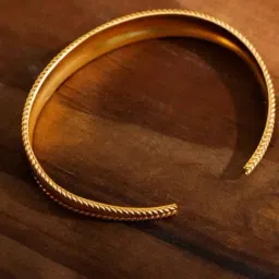 Jaypore Gold Cuffs Bracelet image 3