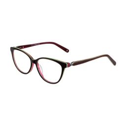 Ted Smith Maroon Cat Eye Eye Frames for Women-picture-23