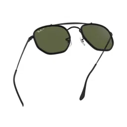 Ray-Ban 0RB3648M Medium Green Polarized The Marshal II Round Sunglasses - 55 mm image 4