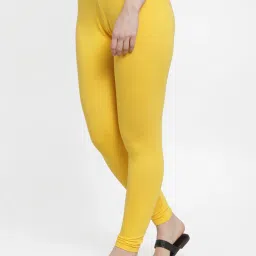 Gracit Red & Blue Mid Rise Leggings - Pack Of 3 image 4