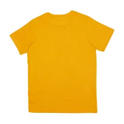 Octave Kids Mustard Cotton Printed T-Shirt image 2