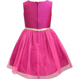 A.T.U.N. Fuchsia & Turquoise Embroidered Dress image 2