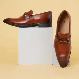 Ruosh Men's Tan Formal Loafers-picture-16