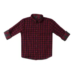 Allen Solly Junior Multicolor Checks Full Sleeves Shirt (Pack Of 2) image 3