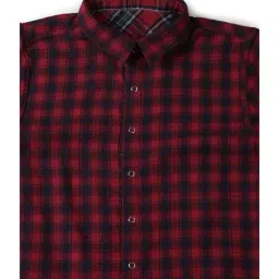Allen Solly Junior Multicolor Checks Full Sleeves Shirt (Pack Of 2) image 5