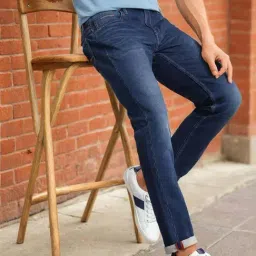 Lee Travis Blue Slim Fit Lightly Washed Jeans-picture-20