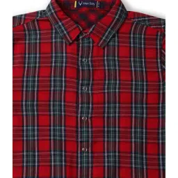 Allen Solly Junior Multicolor Checks Full Sleeves Shirt (Pack Of 2) image 4