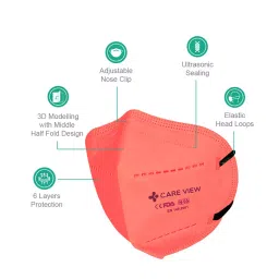 CARE VIEW CV1221H-R-3 N95 Protective Mask (Pack of 3) image 3