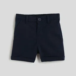 One Friday Boys Solid Regular Fit Mid-Rise Knee Length Shorts-picture-47