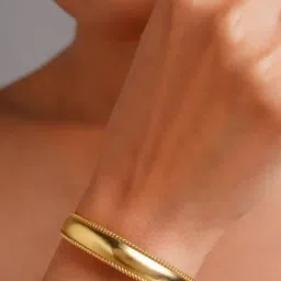 Jaypore Gold Cuffs Bracelet image 2