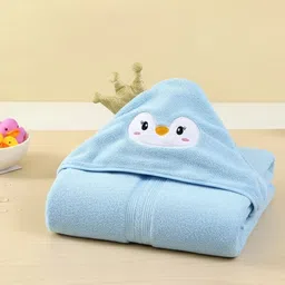 Baby Moo Blue & Blue 1 Printed Terry Cotton 300 GSM Bath Towel-picture-25