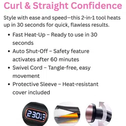 Ktein 2 In 1 Hair Styler With Twisted Ceramic Plates image 2