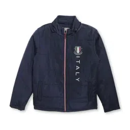 Cantabil Kids Navy Quilted Full Sleeves Jacket-picture-27