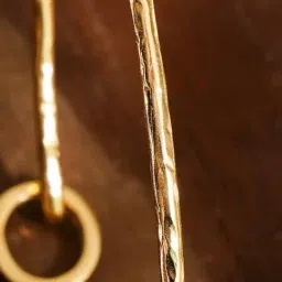 Jaypore Gold Cuff Bracelet image 5