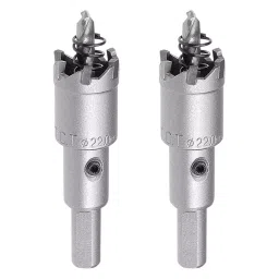 RSI Carbide Hole Saw Cutter Drill Bit Grey (Pack of 2)-picture-32