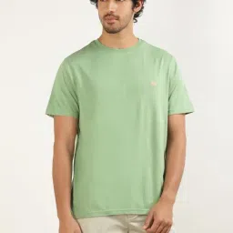 Andamen Green Cotton Regular Fit T-Shirt-picture-22