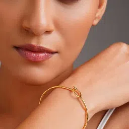 Jaypore Gold Cuff Bracelet image 2