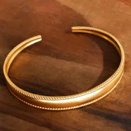 Jaypore Gold Cuffs Bracelet image 4