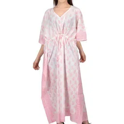Fabric Venue Floral Print Kaftan Maxi Dress-picture-23