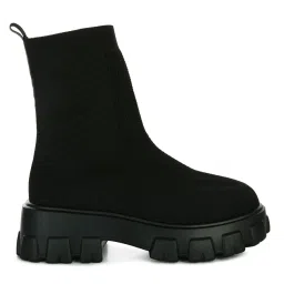 London Rag Solid Black Casual Boots image 2