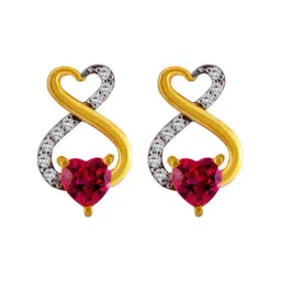 P.C. Chandra Jewellers 14 kt Gold Earrings-picture-29