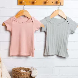 YK Girls 2 Henley Neck Pockets T-shirt-picture-45