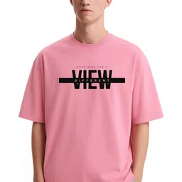 Fashnobic Men Dri-FIT Trendy Gym Printed Round Neck Cotton Oversized T-shirt-image-83