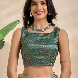 ABC ANY BUDY CLEAN Ethnic Motifs Silk Blend Saree image 5