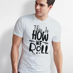 Seekbuylove Men Typography Printed Bio Finish T-shirt-picture-29
