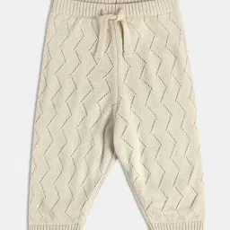 MINIKLUB Girls Off White Cotton Quilted Full Sleeves Knit Bottom-picture-11