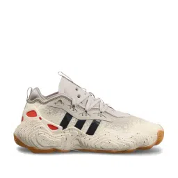 Adidas Men's Trae Young 3 Beige Basketball Shoes-image-42