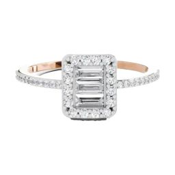 Sparkles Lab Grown Diamond 14k (585) Rose Gold Ring for Women-picture-45