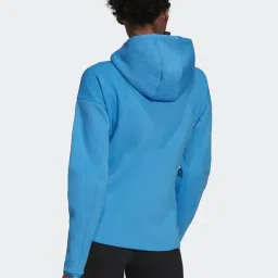 adidas Blue Cotton Sports Jacket image 2