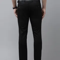 V Dot Black Skinny Fit Trousers image 2