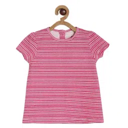 MINIKLUB Girls Pink Striped Top-picture-26