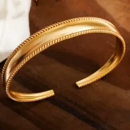 Jaypore Gold Cuffs Bracelet image 5