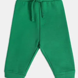 MINIKLUB Girls Green Solid Full Sleeves Jogger-image-8