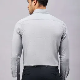 Louis Stitch Grey Cotton Regular Fit Printed Shirt image 2