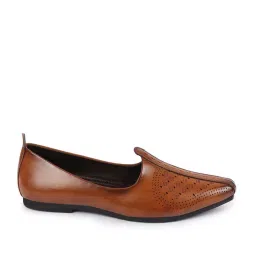 Fausto Men's Tan Casual Juttis image 2