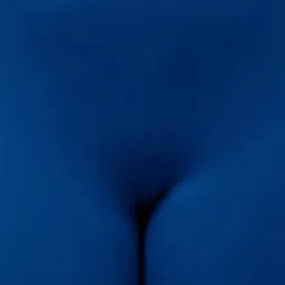 Soie Blue Plain Shorts image 5