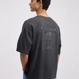 Pepe Jeans Grey Cotton Comfort Fit Printed T-Shirt image 2