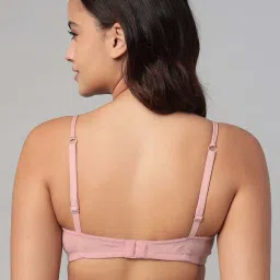 Clovia Pink Regular Fit Printed Bra image 2