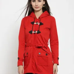 Belle Fille Red Regular Fit Jacket-picture-15