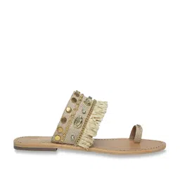Tao Paris Women's Cairo Beige Toe Ring Sandals image 2
