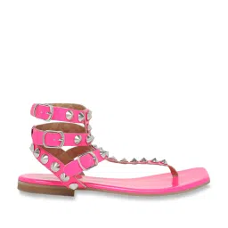 Tao Paris Women's Santorini Magenta T-Strap Sandals image 2